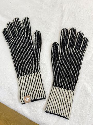 Unisex Simple Style Stripe Gloves 1 Pair