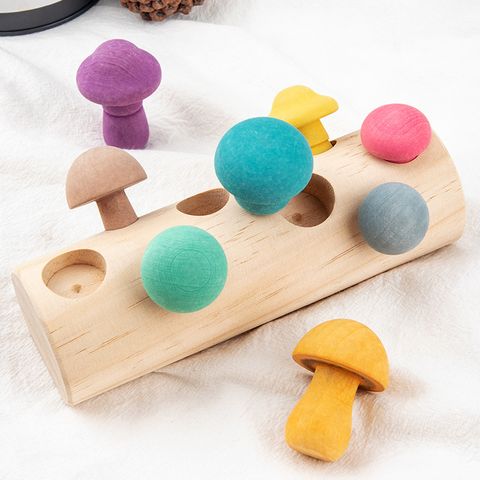 Table & Floor Games Baby(0-2years) Mushroom Wood Toys