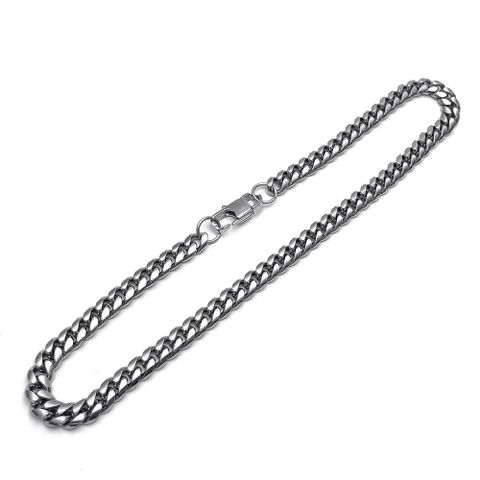 Hip-hop Geometric Titanium Steel Unisex Bracelets Necklace