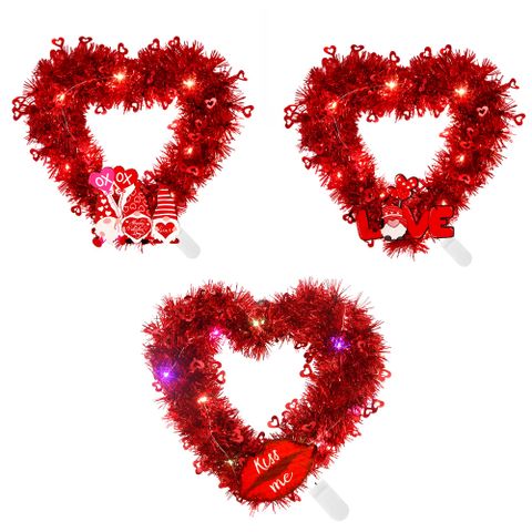 Valentine's Day Simple Style Heart Shape Pet Party Festival Garlands
