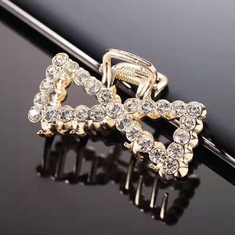 Women's Cute Geometric Rhinestone Hair Clip Hair Tie