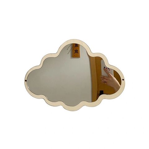 Simple Style Clouds Arylic Mirror 1 Piece