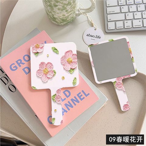 Pastoral Simple Style Butterfly Plastic Mirror 1 Piece