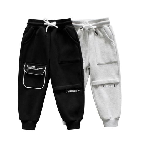 Casual Sports Letter Cotton Polyester Boys Pants