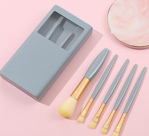 Simple Style Commute Artificial Fiber Plastic Handgrip Makeup Brushes 1 Set