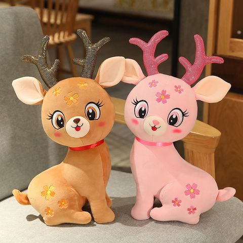 Animales De Peluche Y Juguetes De Peluche Venado Sika Felpa Juguetes