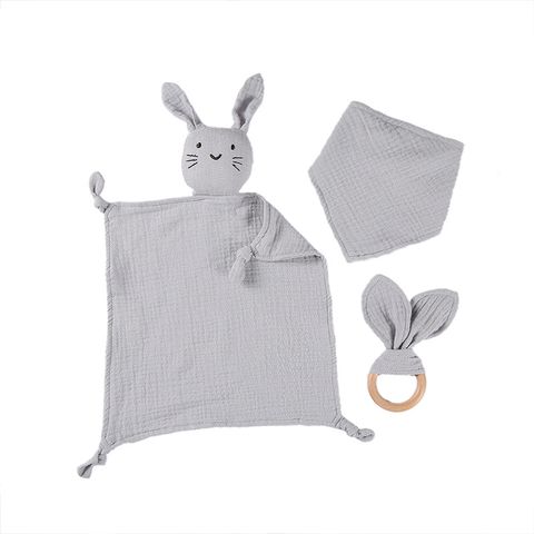 Cute Solid Color Cotton Burp Cloths Baby Accessories
