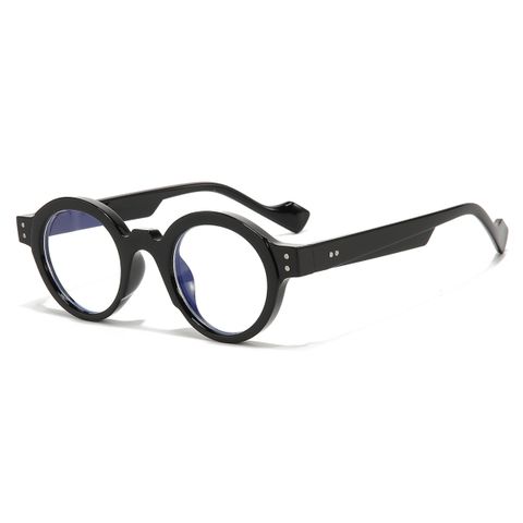 Elegant Simple Style Color Block Pc Round Frame Full Frame Women's Sunglasses