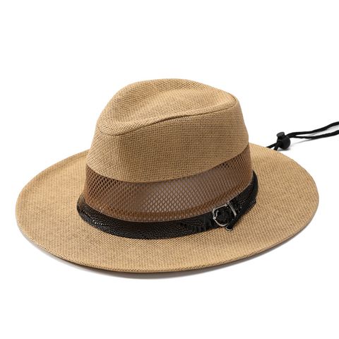 Women's Simple Style Commute Solid Color Flat Eaves Fedora Hat