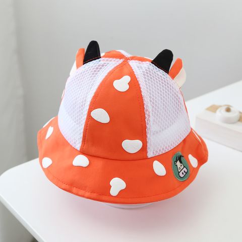 Women's Casual Color Block Embroidery Flat Eaves Bucket Hat