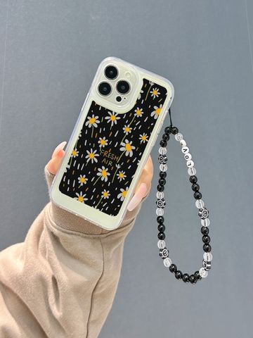 Artistic Streetwear Letter Flower Tpu   Phone Cases