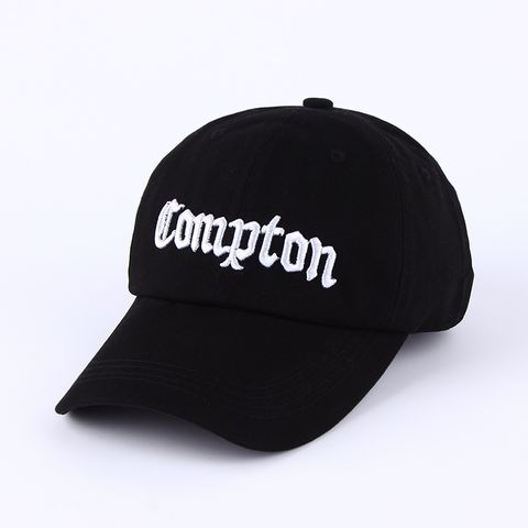 Unisex Simple Style Letter Embroidery Curved Eaves Baseball Cap