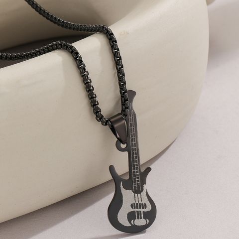Hip-hop Musical Instrument Stainless Steel Unisex Pendant Necklace