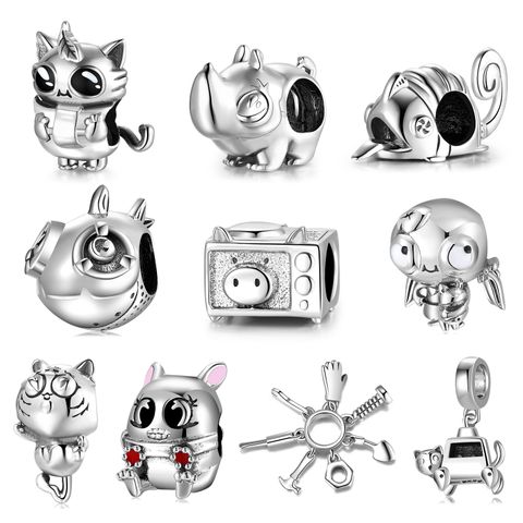 Cute Simple Style Animal Sterling Silver Jewelry Accessories