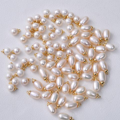 1 Piece Freshwater Pearl Round Oval Pendant