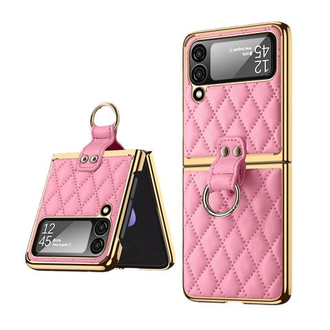 Elegant Color Block Pu Leather  Phone Cases