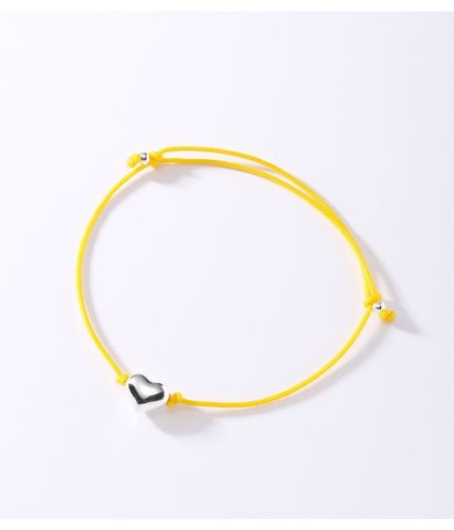 Simple Style Heart Shape Rope Plating Women's Bracelets