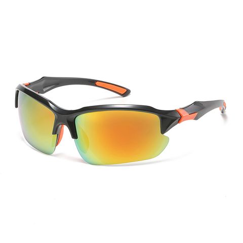 Sports Geometric Ac Square Full Frame Sports Sunglasses