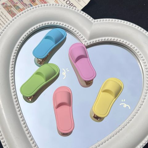 Women's Cute Slippers Resin Hair Clip