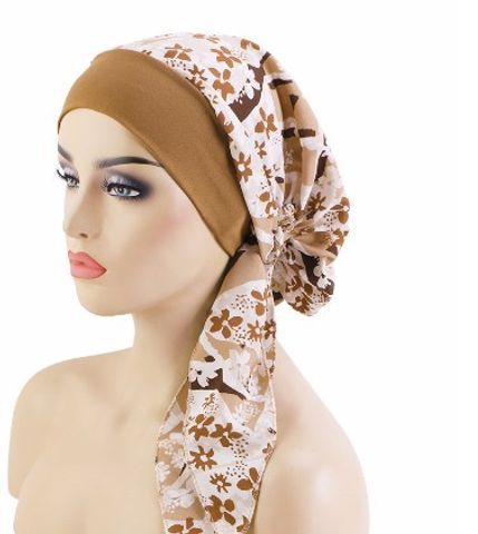 Women's Simple Style Plaid Leopard Eaveless Beanie Hat