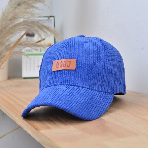 Unisex Hip-hop Classic Style Letter Patch Curved Eaves Baseball Cap