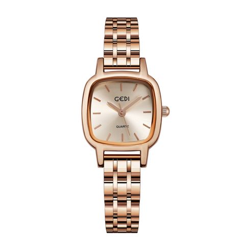 Casual Square Butterfly Double Snap Quartz Women's Watches