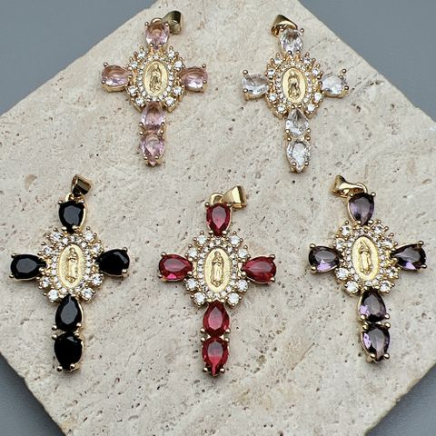Classic Style Cross Copper Plating Jewelry Accessories