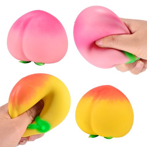 Fidget Toys Peach Rubber Toys