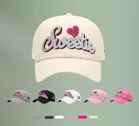 Women's Elegant Basic Simple Style Letter Embroidery Curved Eaves Baseball Cap