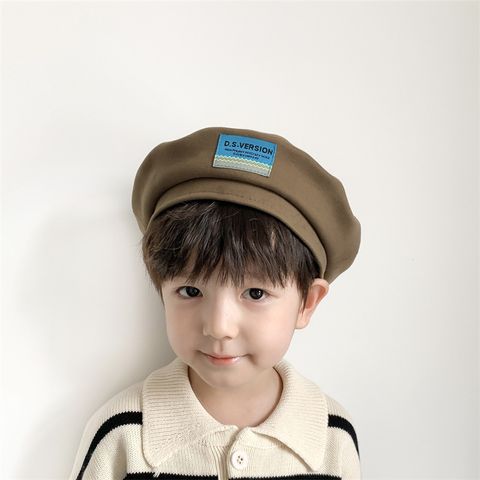 Children Unisex Simple Style Letter Jacquard Beret Hat