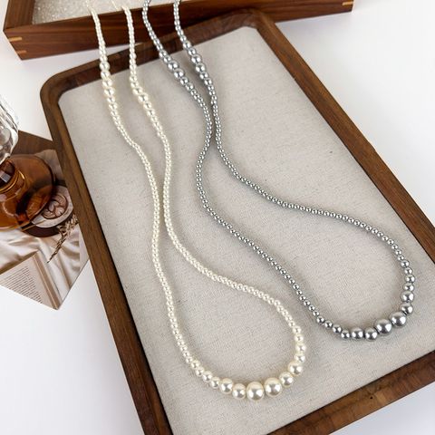 Elegant Simple Style Round Glass Wholesale Necklace