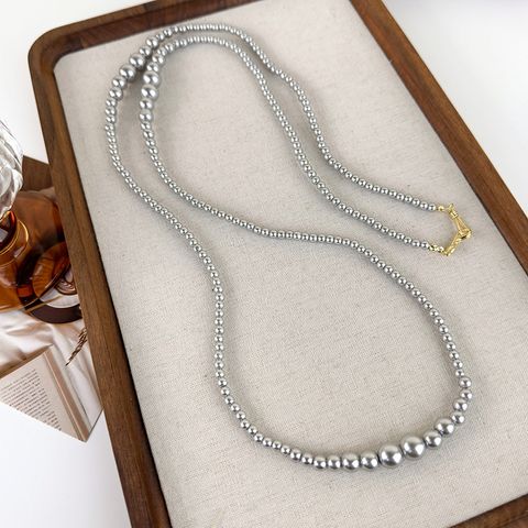 Elegant Simple Style Round Glass Wholesale Necklace