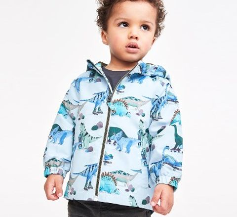 Cute Dinosaur Polyester Boys Outerwear