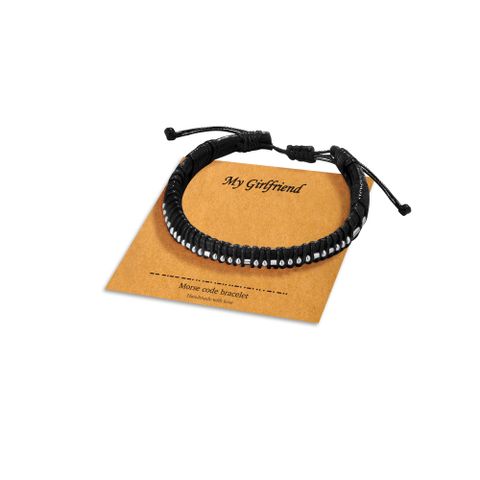 Vintage Style Classic Style Solid Color Leather Rope Steel Copper Plating Braid 18k Gold Plated Unisex Drawstring Bracelets