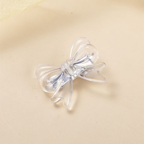 Women's Simple Style Bow Knot Alloy Plastic Hair Clip
