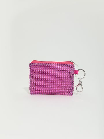 Women's Solid Color Plastic Zipper Wallets