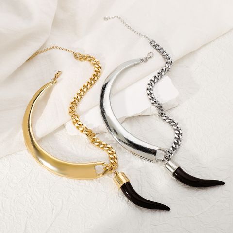 Modern Style Simple Style Horns Alloy Women's Pendant Necklace
