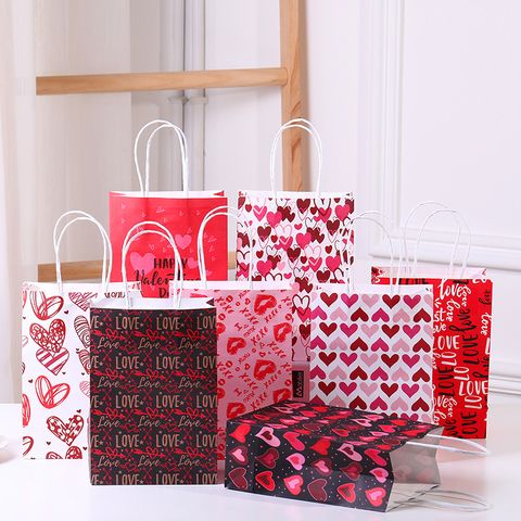 Valentinstag Einfacher Stil Klassischer Stil Herz Papier Gruppe Zubehör Für Geschenkverpackungen