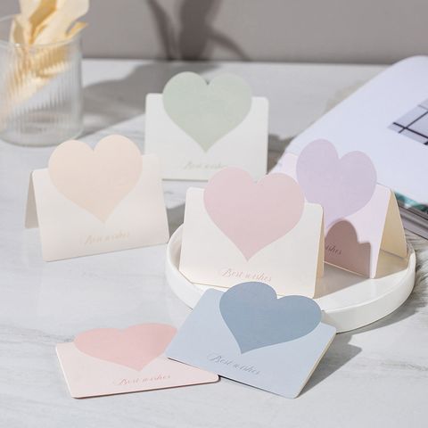 Valentine's Day Sweet Heart Shape Paper Holiday Daily Card