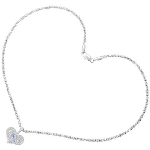Elegant Simple Style Heart Shape Copper Zircon 18k Gold Plated Pendant Necklace