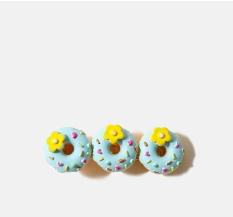 Women's Simple Style Donuts Mixed Materials Hair Clip