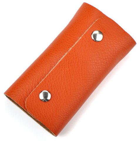 Unisex Solid Color Leather Open Coin Purses
