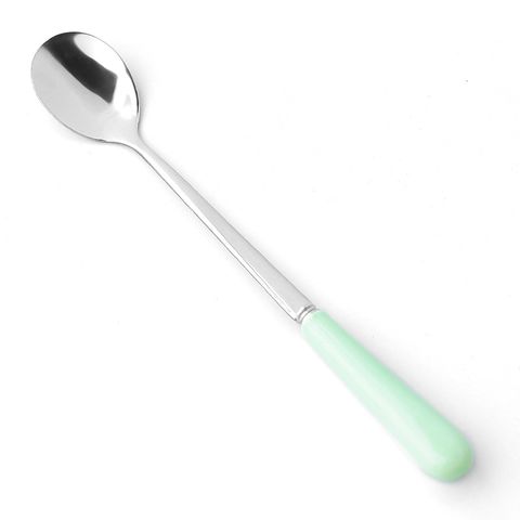 Casual Vacation Solid Color Stainless Steel Spoon 1 Piece
