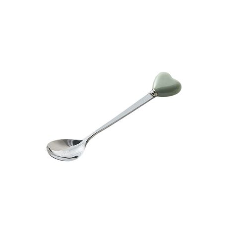 Valentine's Day Classical Solid Color Stainless Steel Spoon 1 Piece