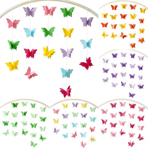 Cartoon Style Butterfly Paper Party Decorative Props