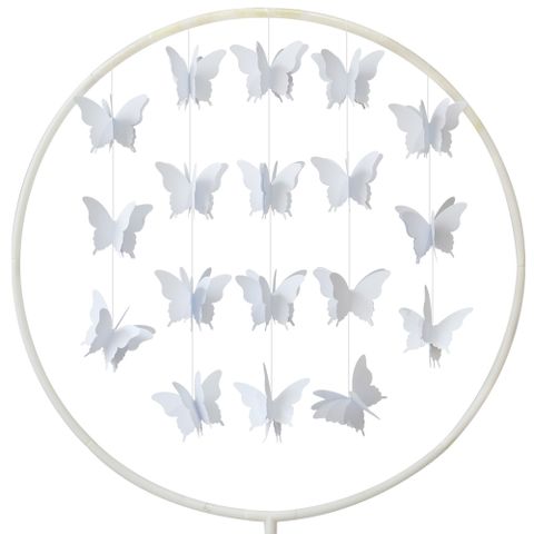 Cartoon Style Butterfly Paper Party Decorative Props