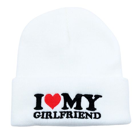 Unisex Simple Style Letter Embroidery Eaveless Wool Cap
