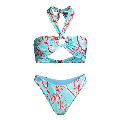 Women's Ditsy Floral 3 Pieces Set Bikinis Swimwear
