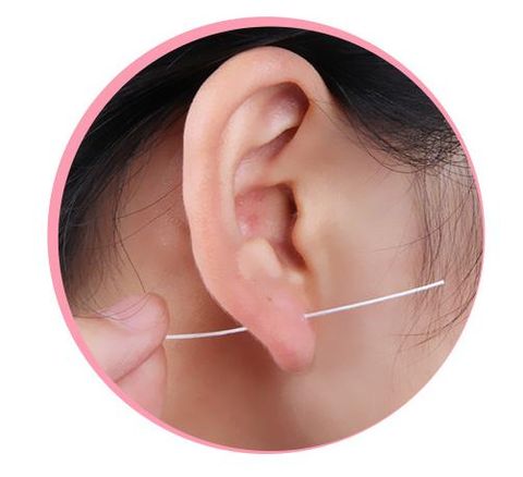 Simple Style Solid Color Plastic Ear Piercing Cleaning Line Ear Hole Cleaning Solution 1 Piece