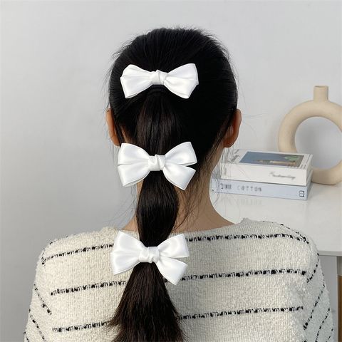 Women's Princess Cute Sweet Bow Knot Cloth Hair Tie